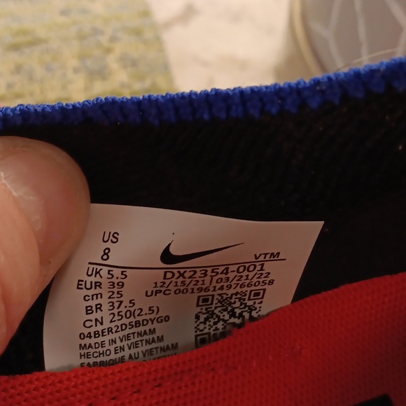 Nike React Phantom Flyknit 2 Slip On Sneakers Women size 8 - Picture 7 of 7